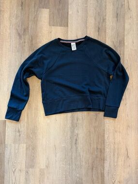 Royce Brand Navy Cropped Sweatshirt XL Crewneck Pullover NWOT